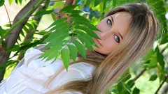 Nature woman faces outdoors blondes Elise A