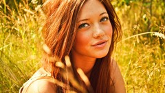 Nature woman faces redheads portraits Lindsay Hansen