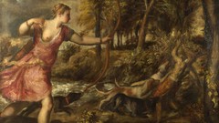 Nature woman paintings hunting renaissance