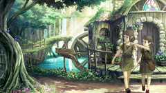 Nature woods elves Anime