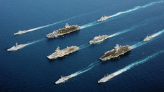 Navy aircraft carriers. fleet