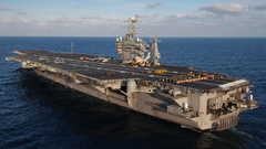 Navy aircraft carriers. USS