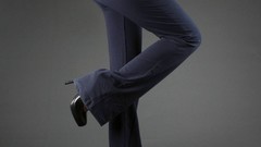 Navy fashion pants leggings yoga pants zena