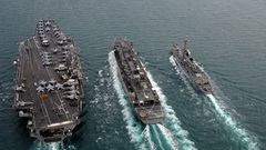 Navy vehicles aircraft carriers.