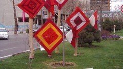 Needles statues idol iran mashhad