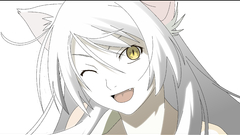 Nekomimi bakemonogatari transparent animal
