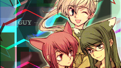 Nekomimi loveless pink hair