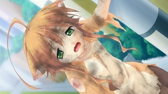 Nekomimi sad teardrops crying