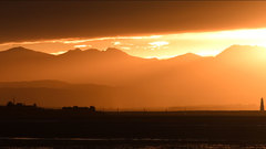 Nelson Haven orange skyline