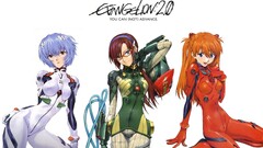 neon genesis evangelion ayanami rei asuka langley soryu Anime