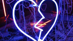 Neon Hearts broken heart
