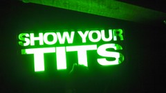 Neon lights boobs inspirational