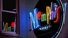 Neon Tennessee streets memphis