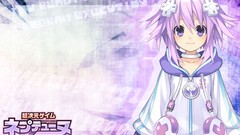 Neptune anime girls tsunako purple hair