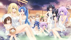 Neptune blush anime girls tsunako hyperdimension neptunia mk2 
