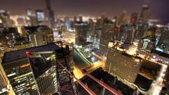 Nest urban crows cityscapes tilt-shift skylines pictorial