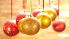 New year Christmas Ribbons ornaments happy new year Christmas 