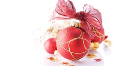 New year Christmas Ribbons ornaments happy new year Christmas 