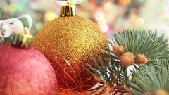 New year Christmas Ribbons ornaments happy new year Christmas 