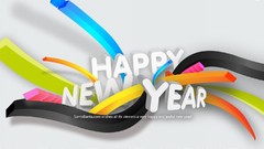 New year Greetings Card