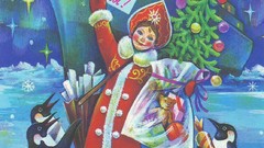 New year USSR postcards 1981