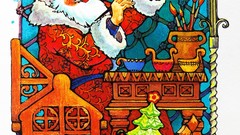 New year USSR postcards