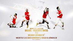 Newcastle Arsenal FC podolski Gunners chamberlain Walcott giroud