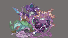 Nidoking Simple Background crobat