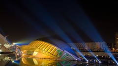 Night architecture Museum valencia