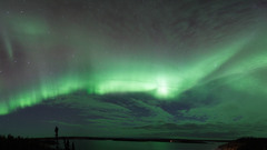 Night aurora borealis skyscapes
