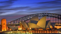 Night Australia Harbor sydney opera house opera house sydney 