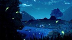 Night blue Anime uchiha sasuke uzumaki naruto haruno sakura 