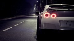 Night cars Nissan roads nissan gtr nissan gtr35 Nissan R35 GT-R