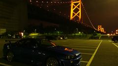 Night cars Nissan Skyline