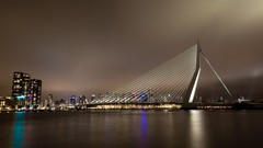 Night cityscapes Rotterdam The Netherlands