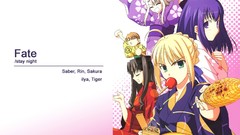 Night fate stay night matou sakura tohsaka rin illyasviel von 