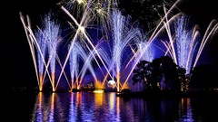Night fireworks illumination epcot