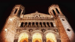 Night France Notre Dame architecture lyon