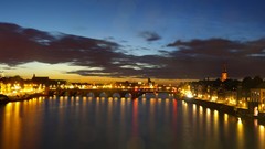 Night Hotel Bridges cities holland skyline maastricht The 