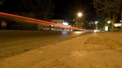 Night light roads cyprus