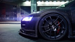 Night light tuning glow wheel audi r8 Rims carbon fiber 