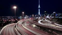 Night lights tower Highways