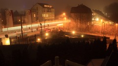 Night lights tram street trains trainway