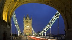Night London England Bridges architecture Tower Bridge