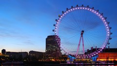 Night London Eye