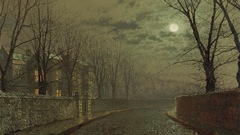 Night moonlight John Atkinson