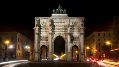 Night Munich cityscapes