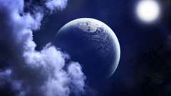 Night planets skyscapes