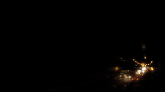 Night roads minimalistic