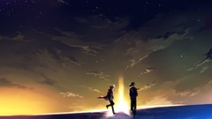 Night Shion skyscapes anime boys Nezumi No. 6